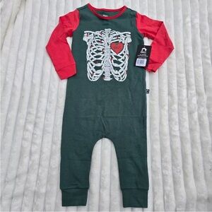 Rags to raches 2t Christmas skeleton brand new